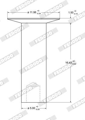 Niete, Trommelbremsbelag