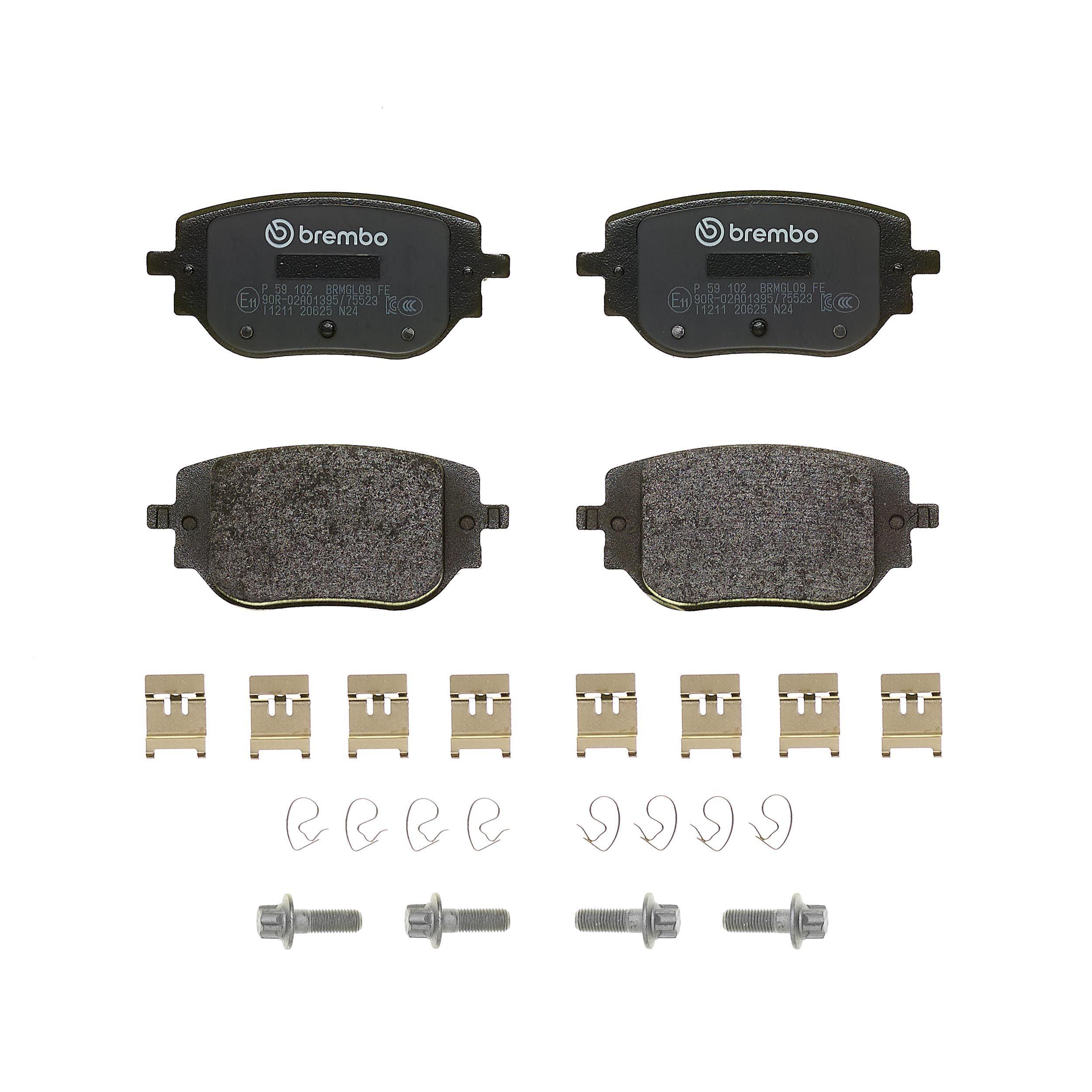 Bremsbelagsatz, Scheibenbremse