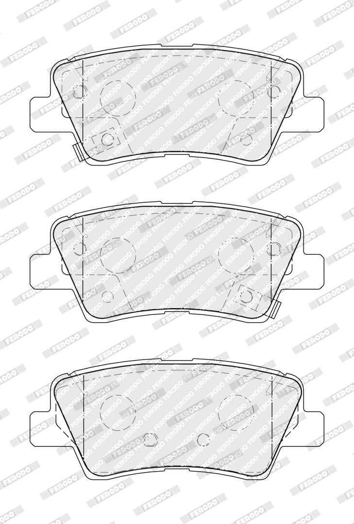 Bremsbelagsatz, Scheibenbremse