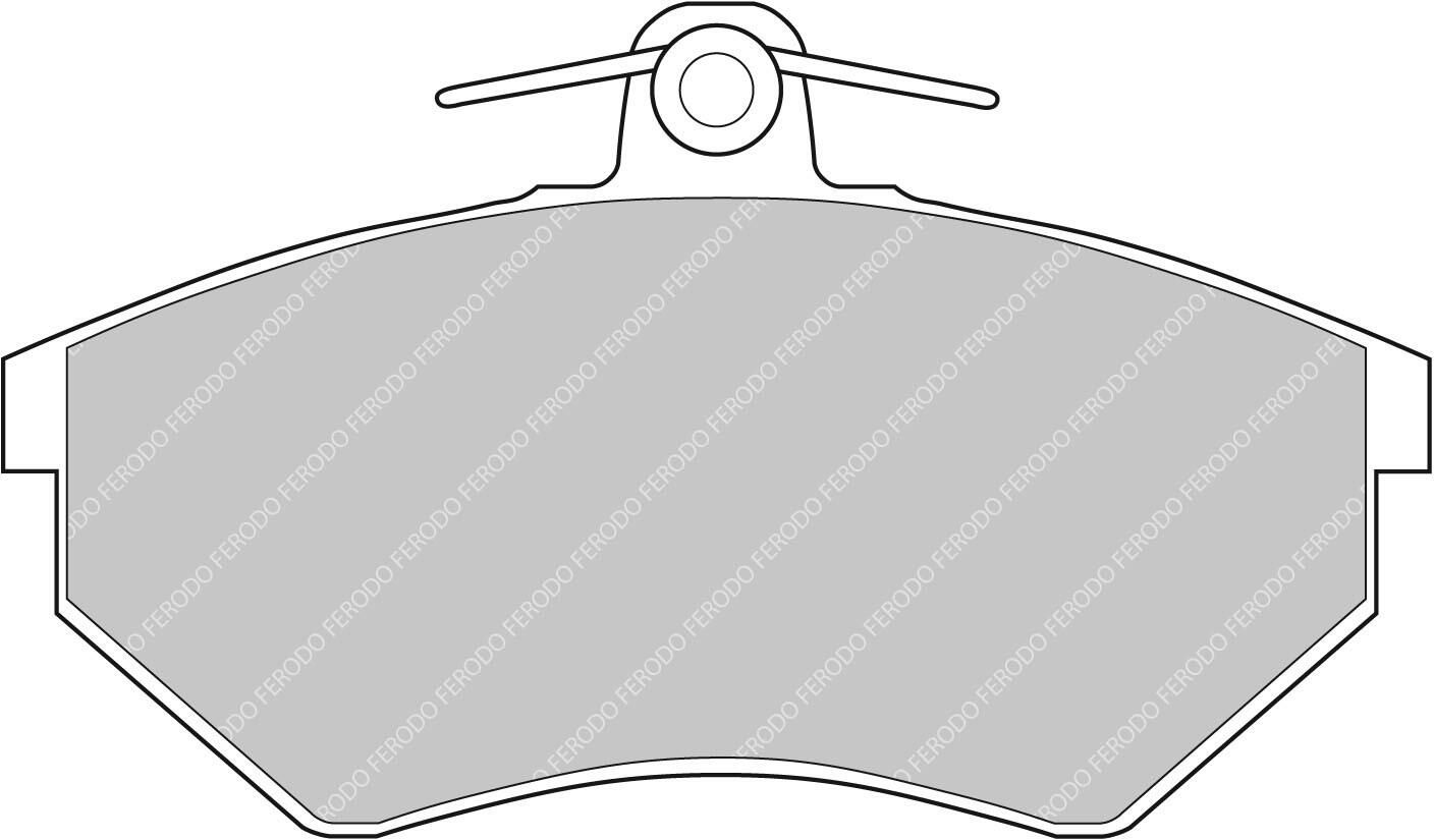 Bremsbelagsatz, Scheibenbremse