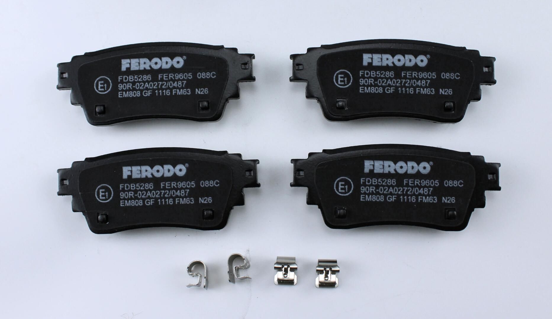 Bremsbelagsatz, Scheibenbremse FDB5286 “FERODO 103,5 mm, 42 mm”