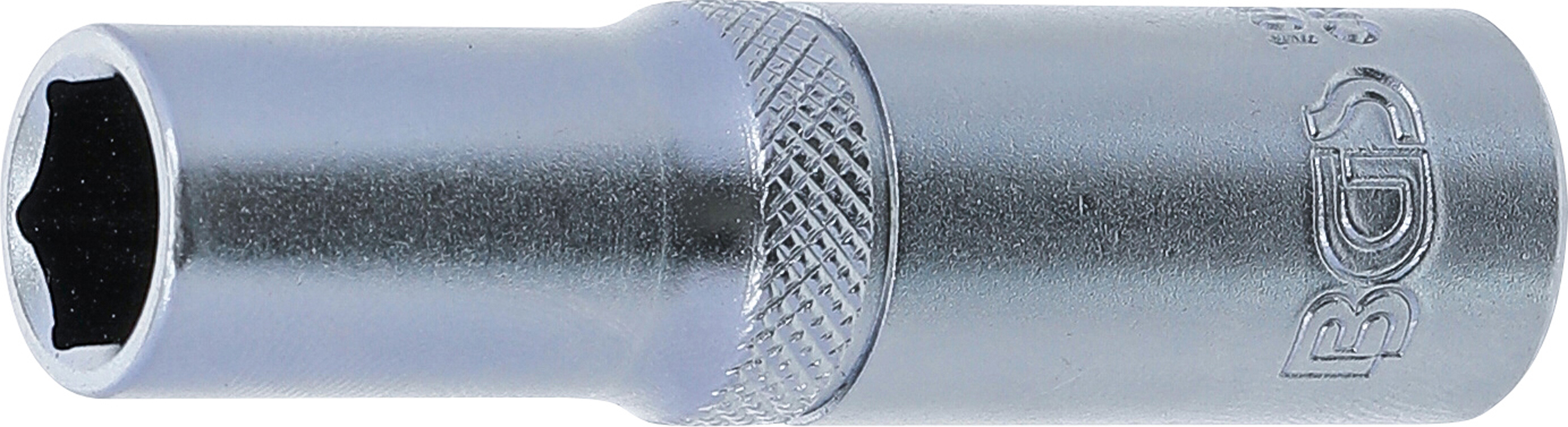 BGS Steckschlüssel-Einsatz Sechskant, tief | Antrieb Innenvierkant 10 mm (3/8") | SW 10 mm