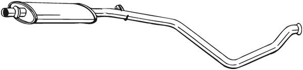 Mittelschalldämpfer