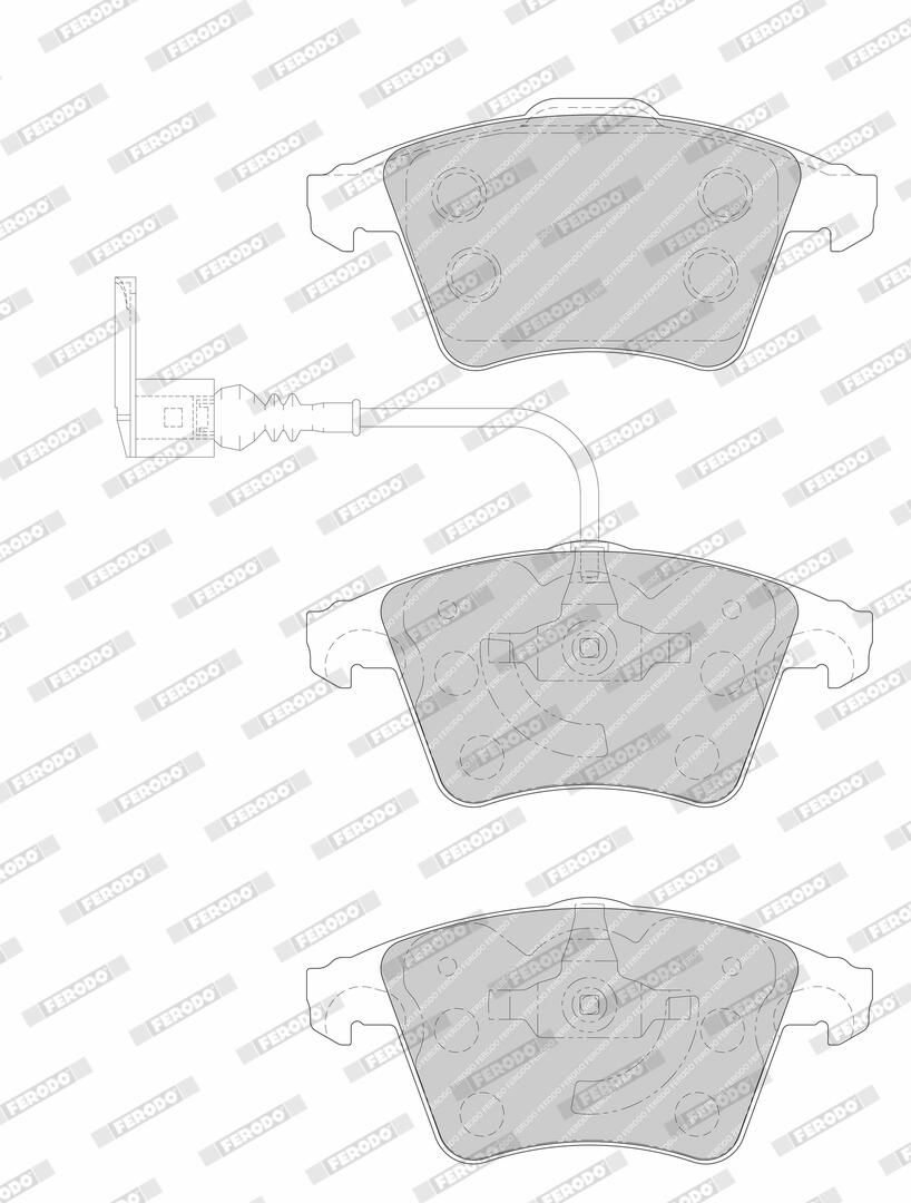Bremsbelagsatz, Scheibenbremse