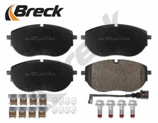 Bremsbelagsatz, Scheibenbremse