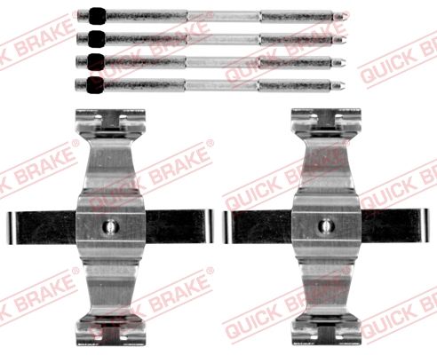 Zubehörsatz, Scheibenbremsbelag