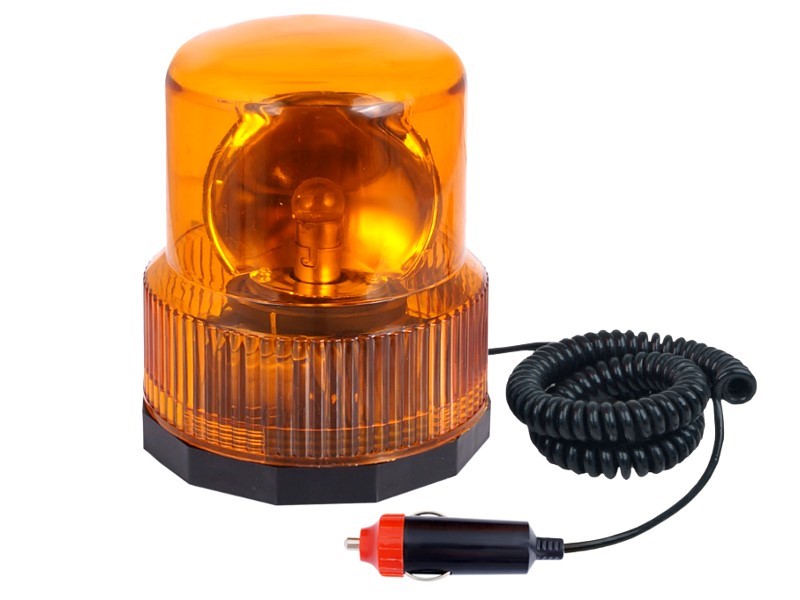 Carmotion Warnlampe Baustellen Lampe Orange Magnetisch 24V