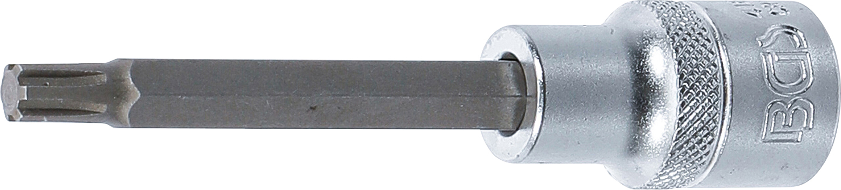 BGS Bit-Einsatz | Länge 100 mm | Antrieb Innenvierkant 12,5 mm (1/2") | Keil-Profil (für RIBE) M7