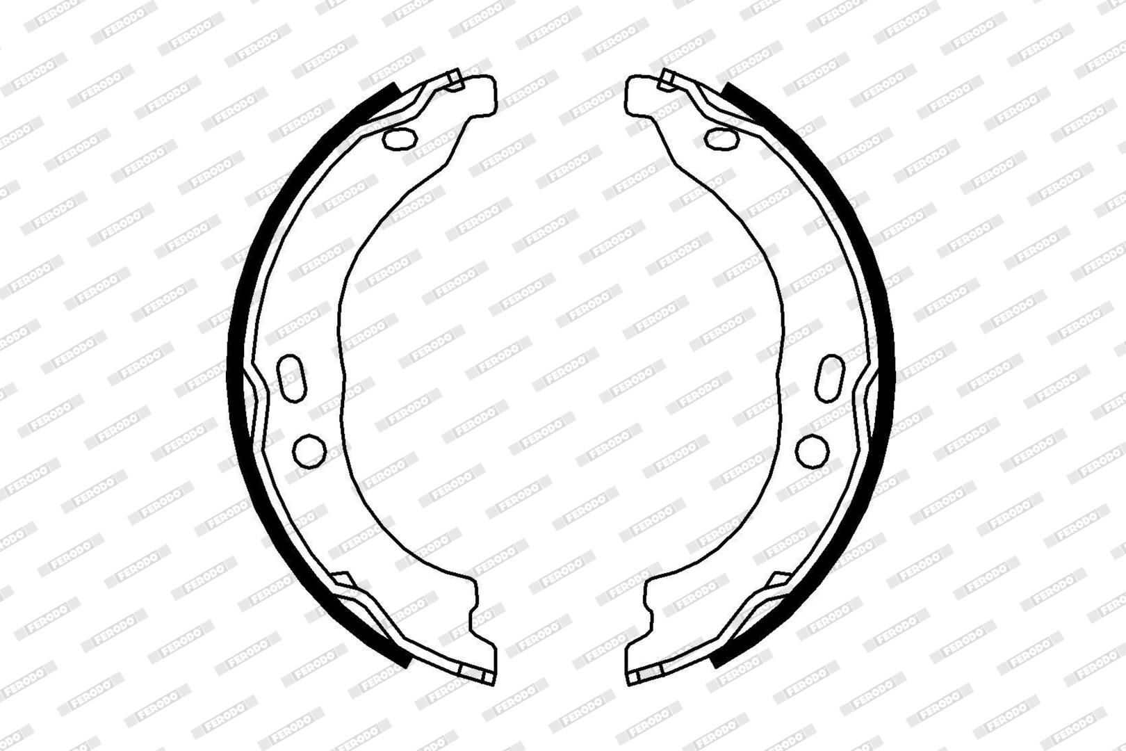 Bremsbackensatz, Feststellbremse