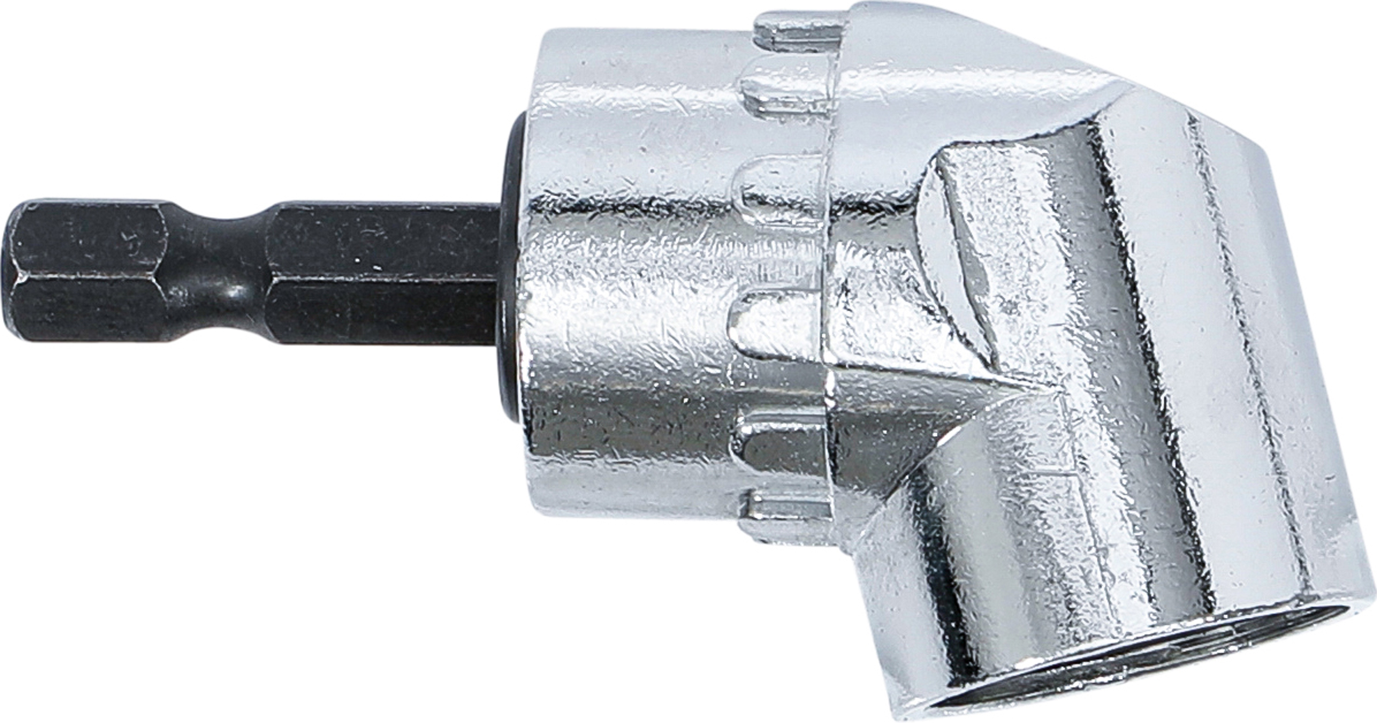BGS Winkel-Vorsatz-Bithalter | Antrieb Außensechskant 6,3 mm (1/4") | Abtrieb Innensechskant 6,3 mm (1/4")