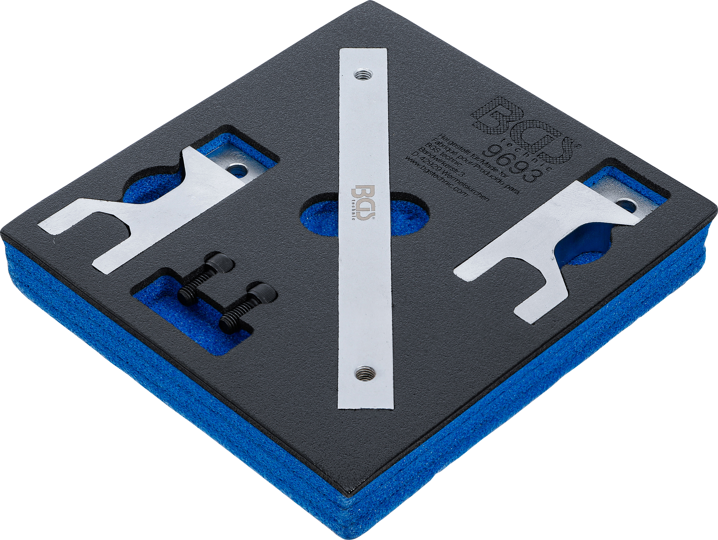 BGS Werkstattwageneinlage 1/6: Ausgleichswellen-Einstellwerkzeug-Satz | für Mercedes-Benz OM651