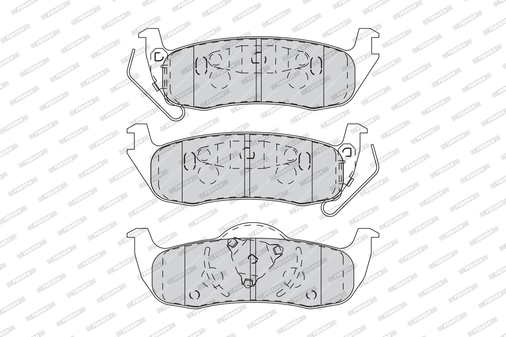 Bremsbelagsatz, Scheibenbremse