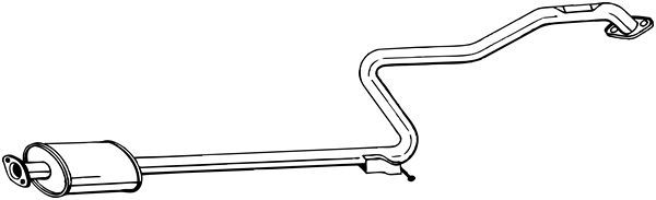 Mittelschalldämpfer