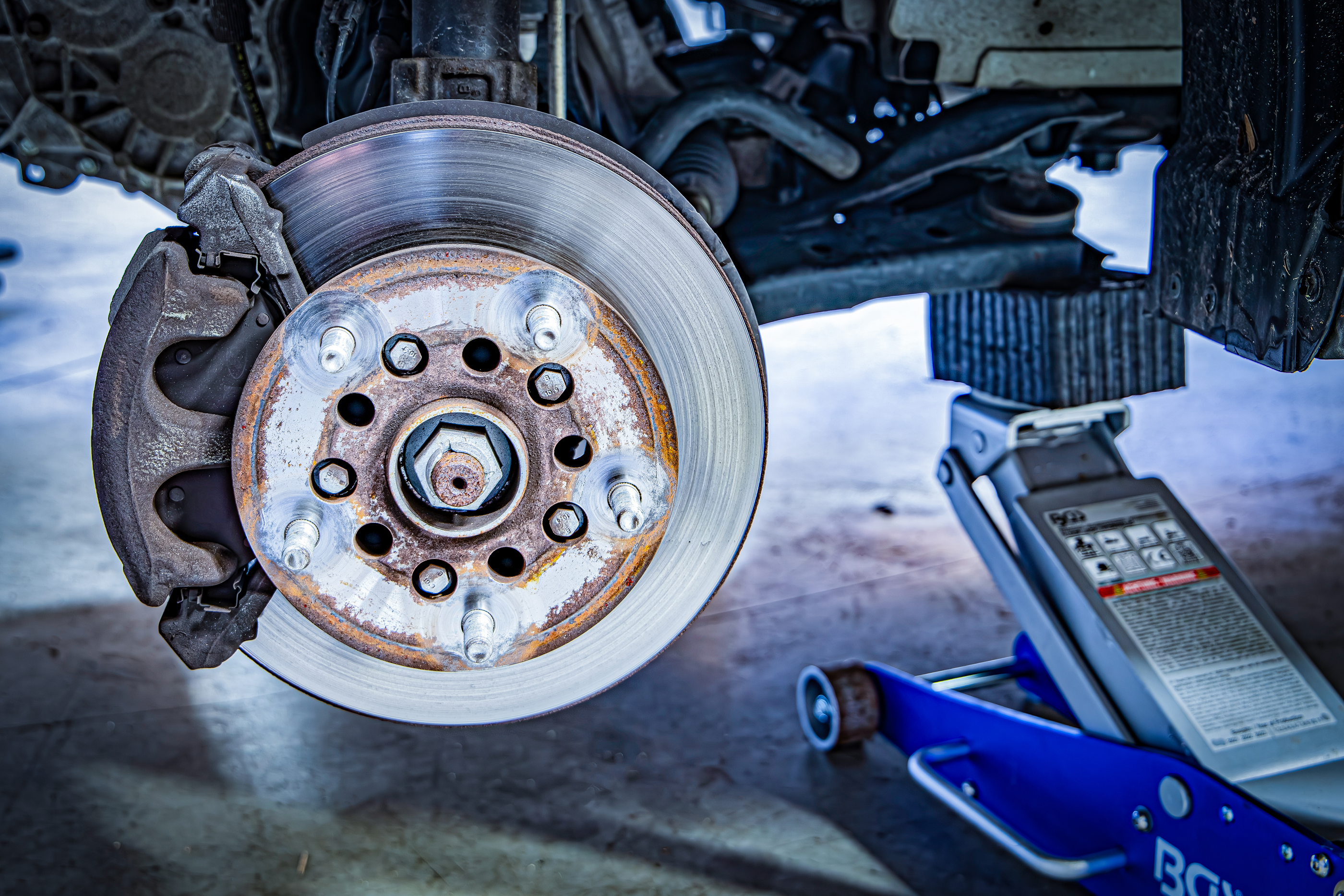 BGS Werkstattwageneinlage 1/6: Radnabenschleifer-Satz | für Stehbolzen und Radmutternbolzen | 7-tlg.