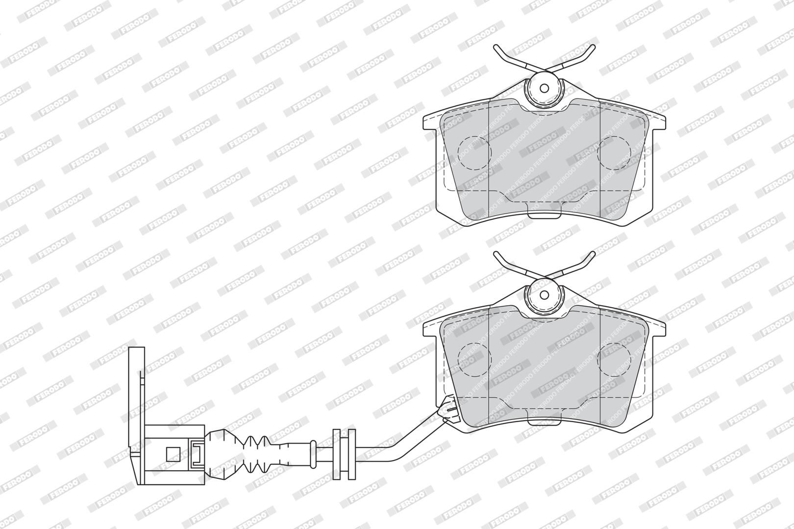 Bremsbelagsatz, Scheibenbremse