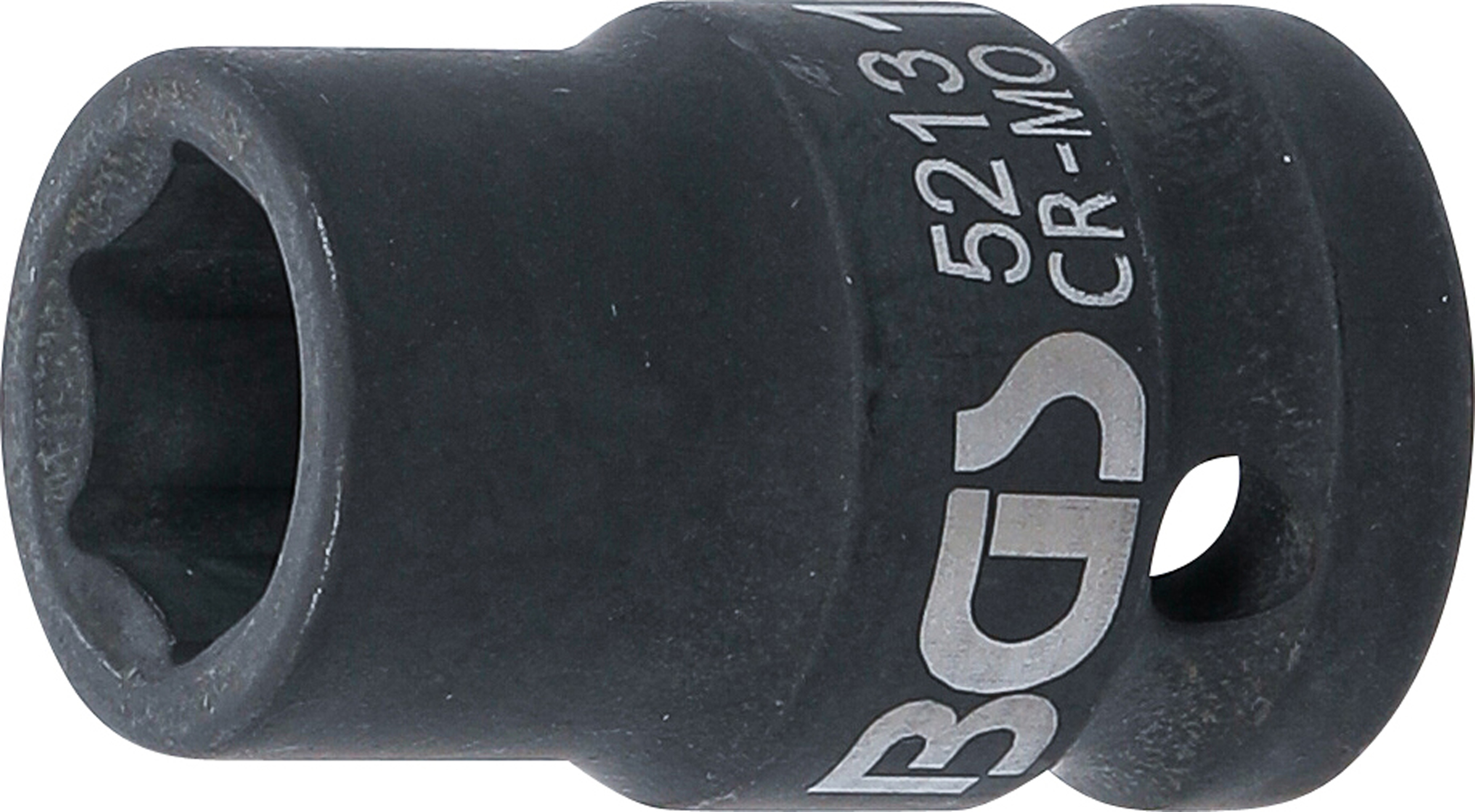 BGS Kraft-Steckschlüssel-Einsatz Sechskant | Antrieb Innenvierkant 12,5 mm (1/2") | SW 13 mm