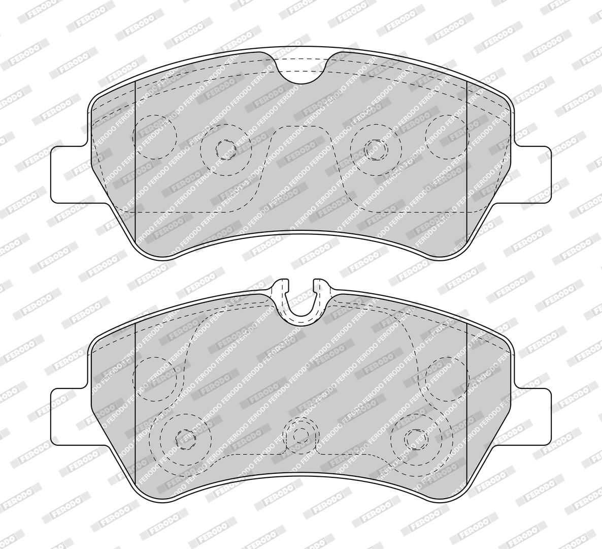Bremsbelagsatz, Scheibenbremse