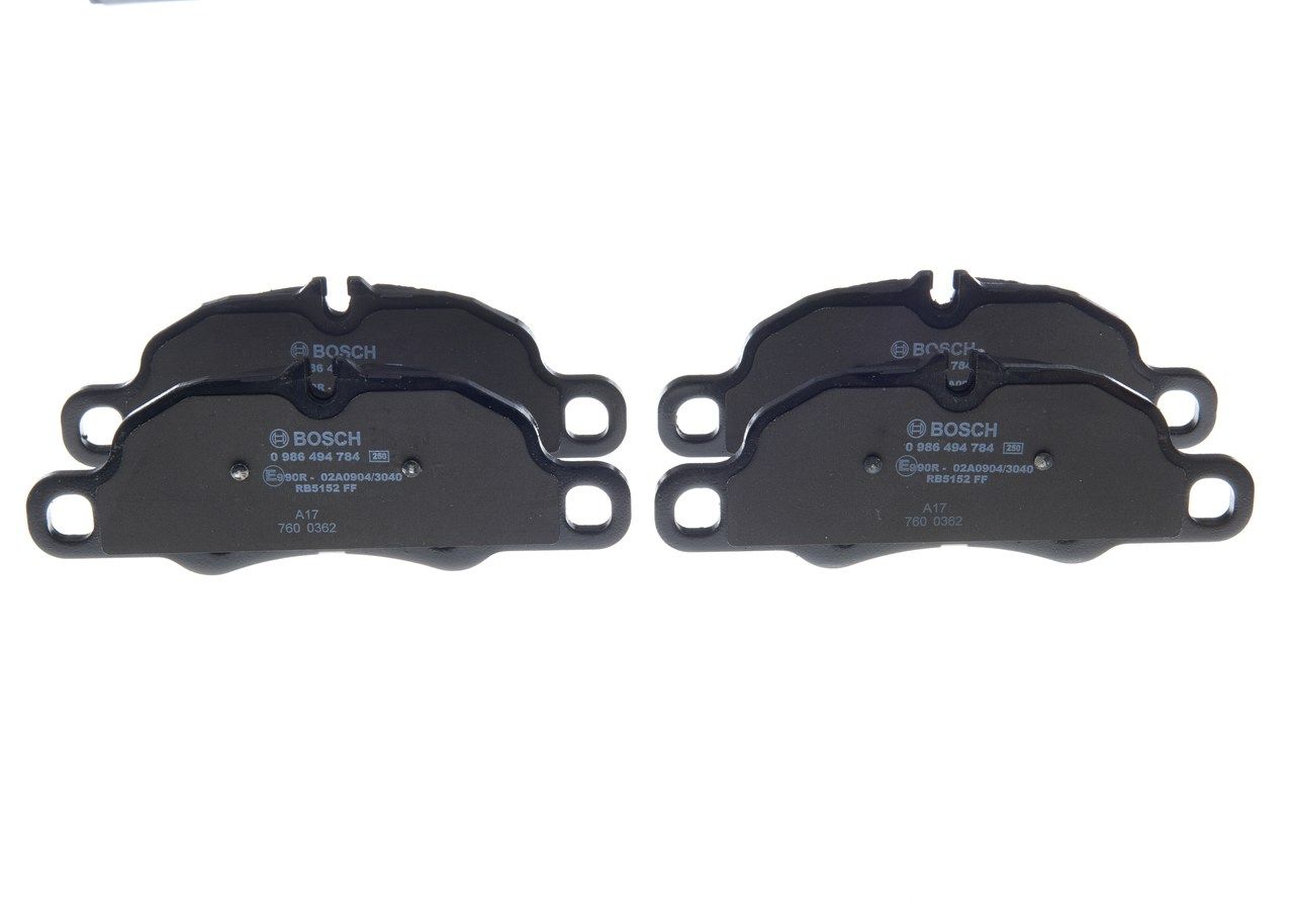 Bremsbelagsatz, Scheibenbremse