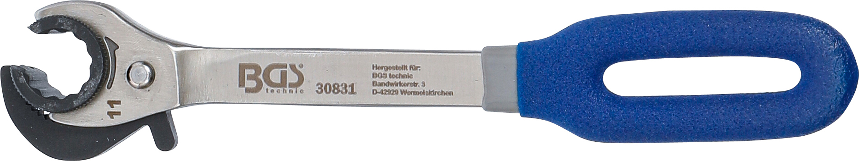BGS Ratschen-Ringschlüssel, offen | SW 11 mm