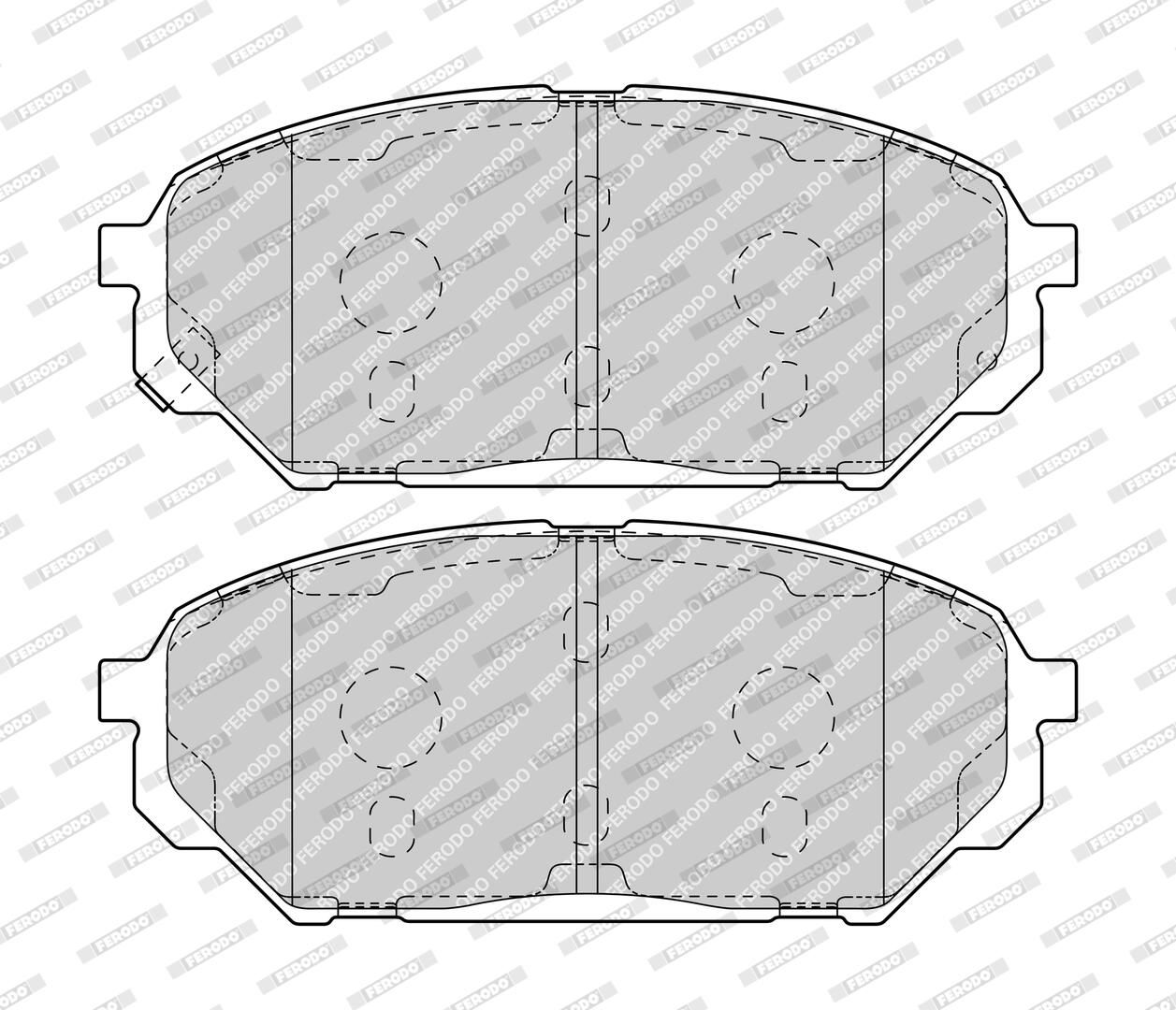 Bremsbelagsatz, Scheibenbremse