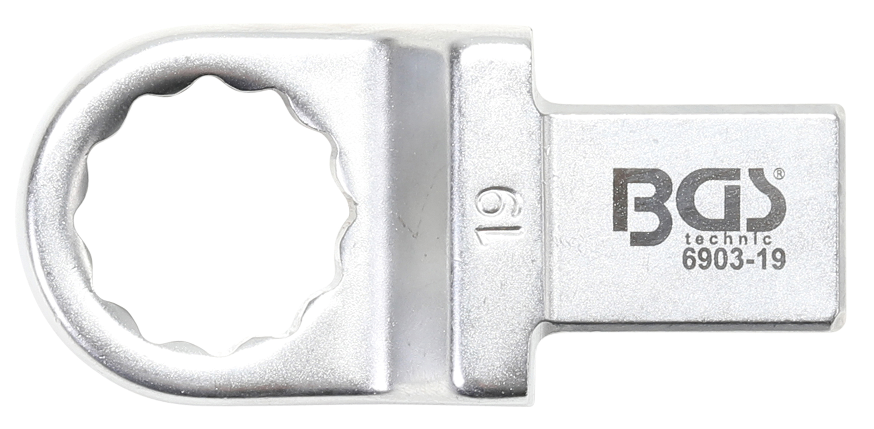 BGS Einsteck-Ringschlüssel | 19 mm | Aufnahme 14 x 18 mm