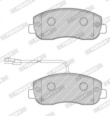 Bremsbelagsatz, Scheibenbremse