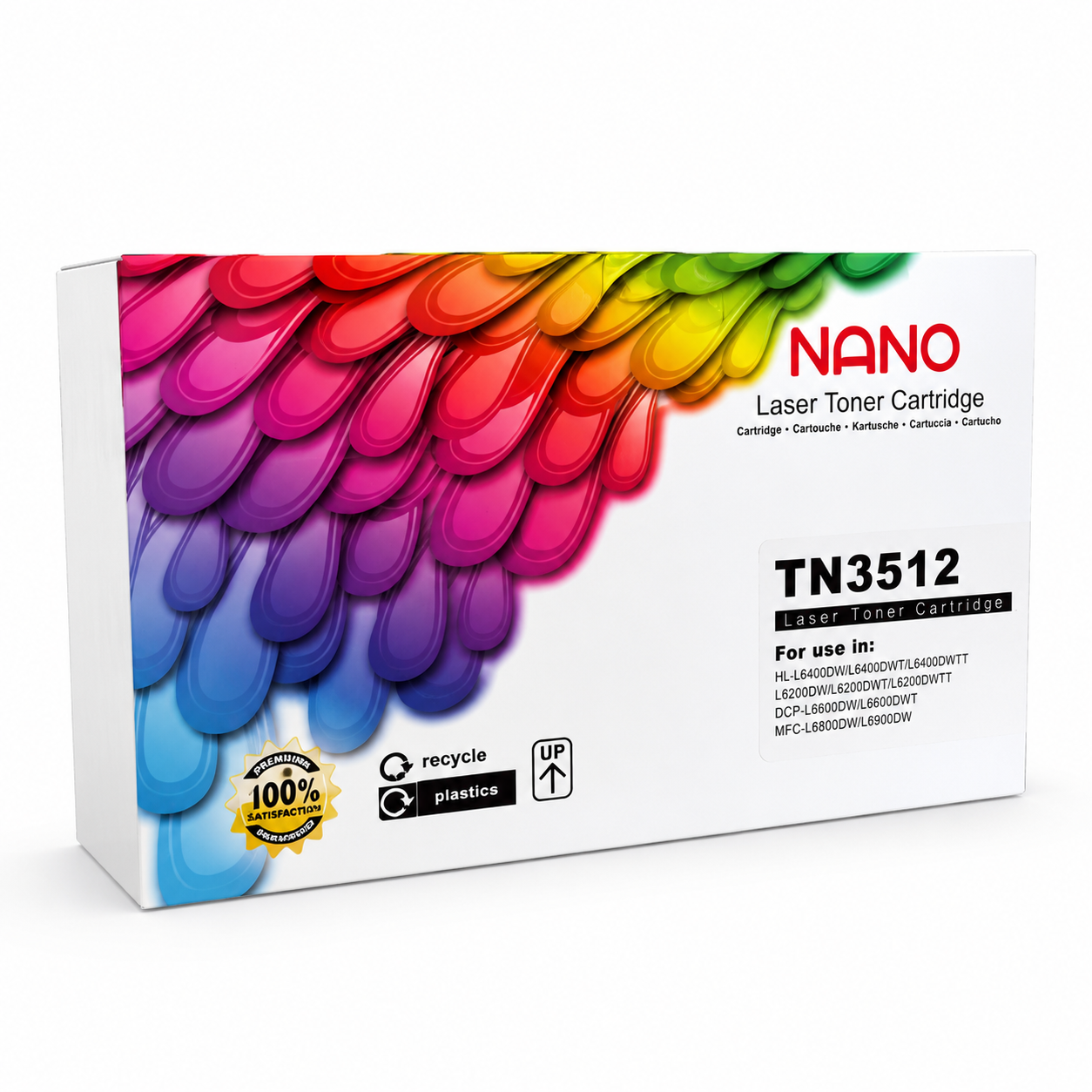 Nano Laser Toner Kartusche TN3512 für Brother Drucker