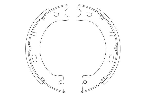 Bremsbackensatz, Feststellbremse