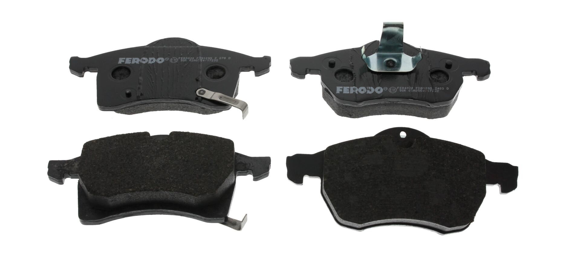 Bremsbelagsatz, Scheibenbremse