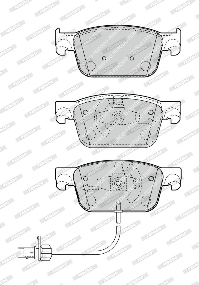 Bremsbelagsatz, Scheibenbremse