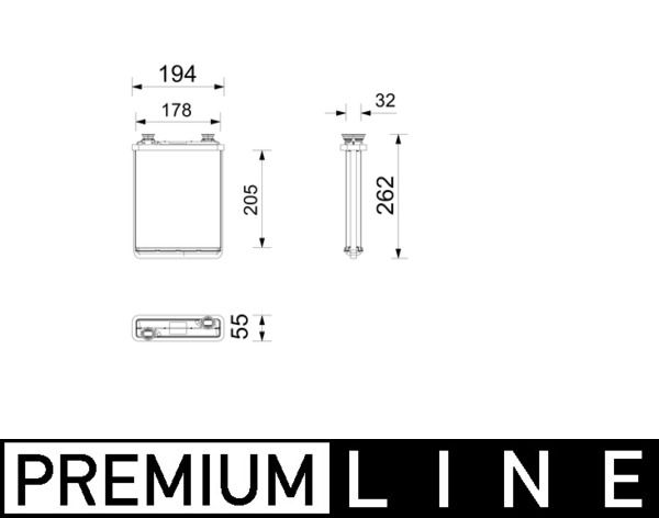 Wärmetauscher, Innenraumheizung