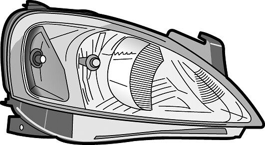 Hauptscheinwerfer
