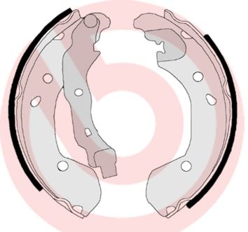 Bremsbackensatz S 56 510 “BREMBO 37 mm”
