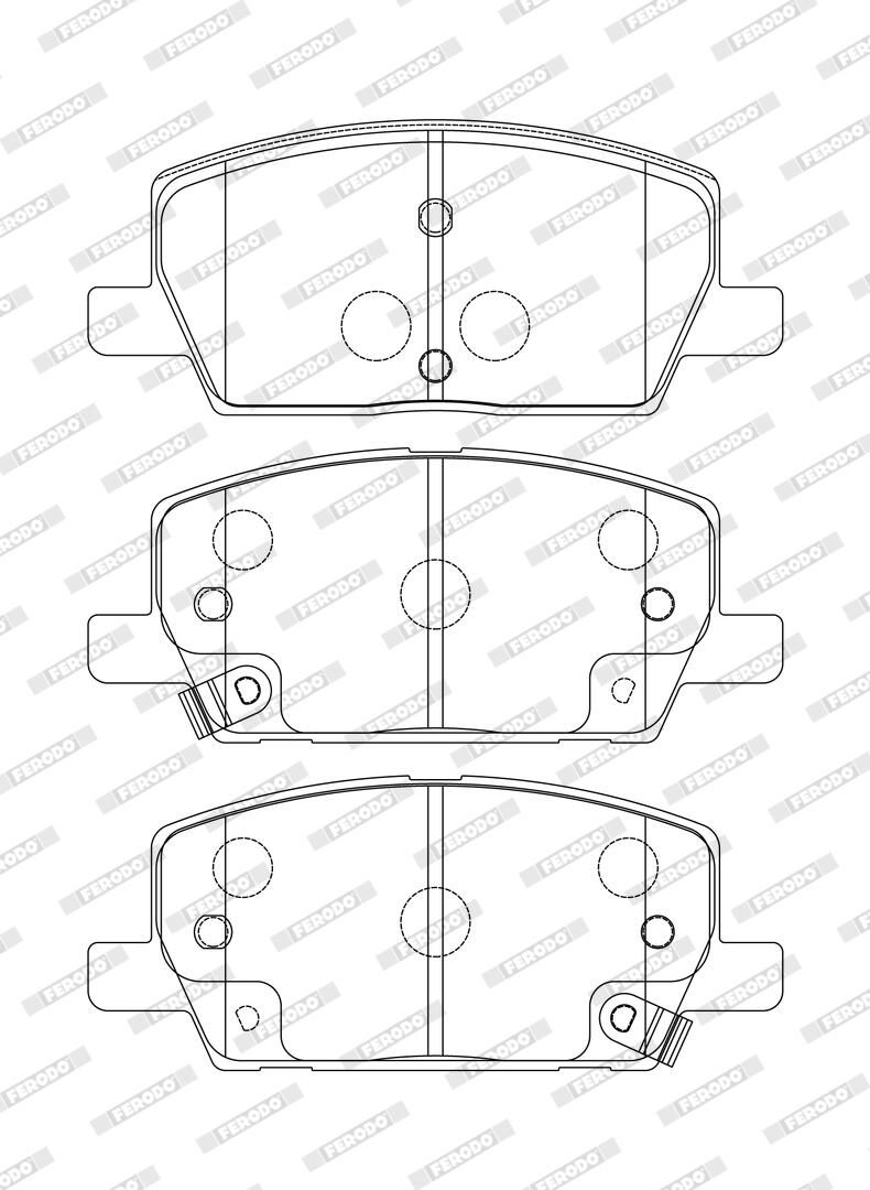 Bremsbelagsatz, Scheibenbremse