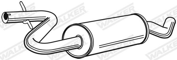 Mittelschalldämpfer