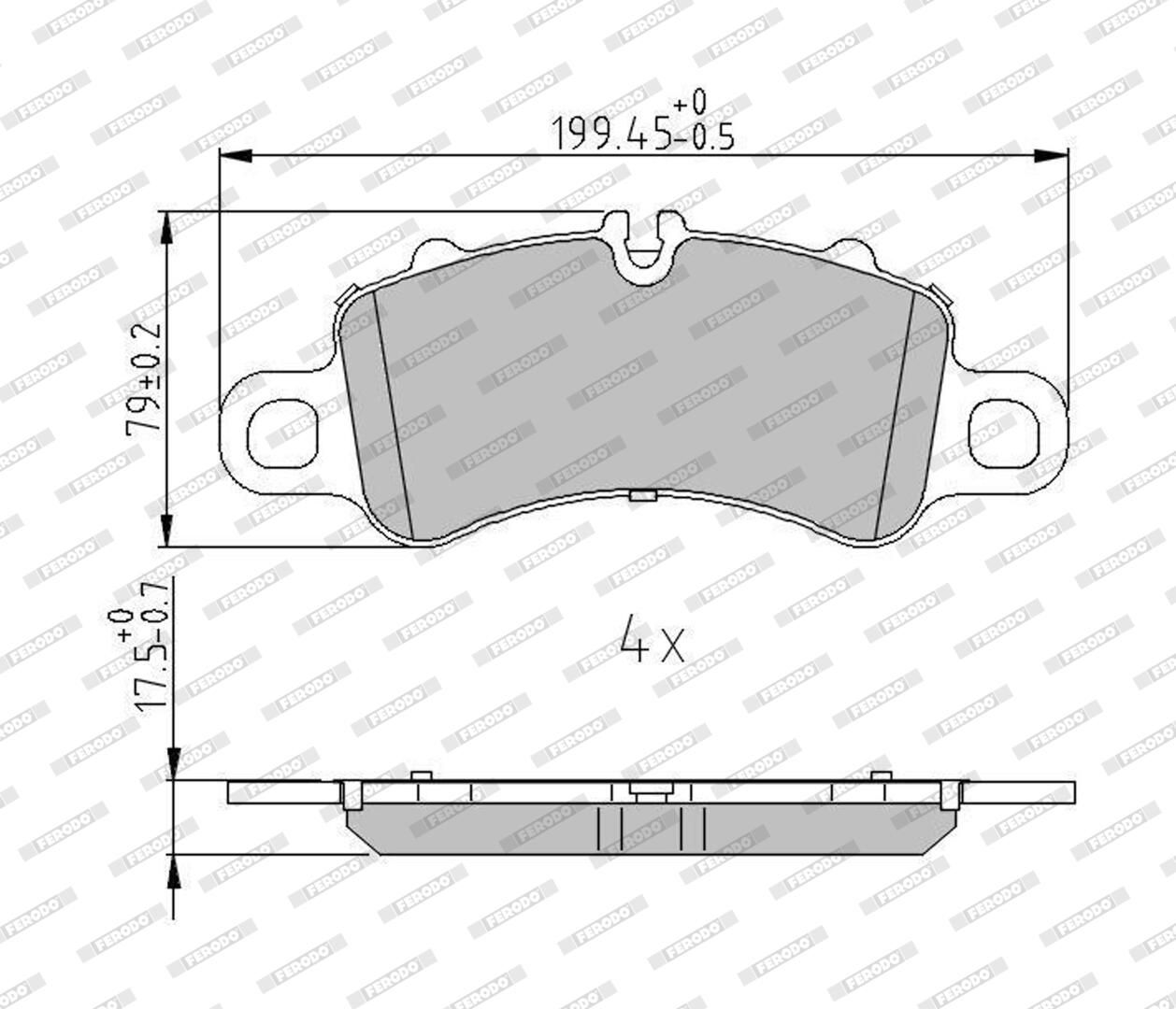 Bremsbelagsatz, Scheibenbremse
