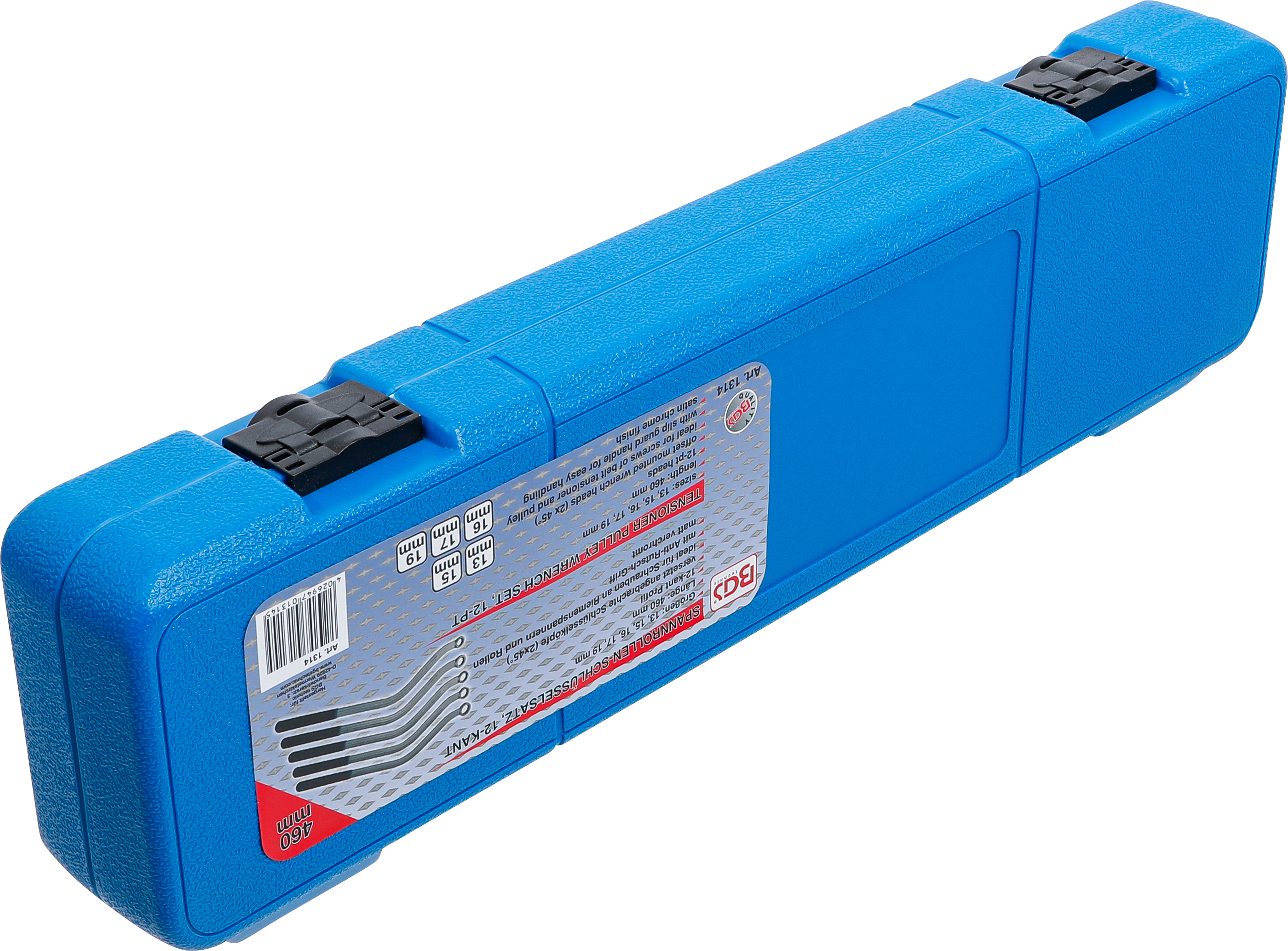 BGS Spannrollenschlüssel-Satz | Zwölfkant, Spezialform | SW 13 - 19 mm | 5-tlg.