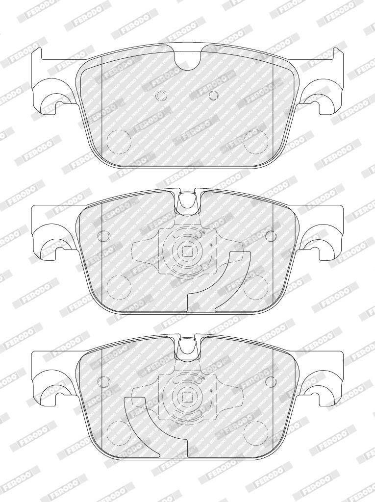 Bremsbelagsatz, Scheibenbremse