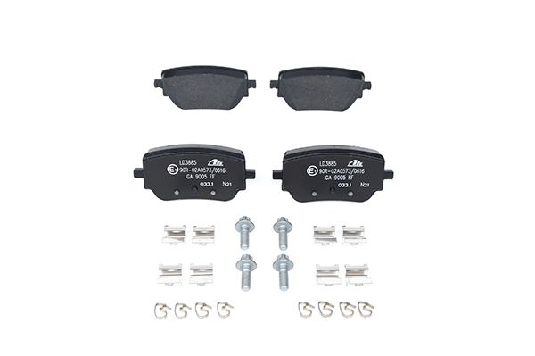 Bremsbelagsatz, Scheibenbremse