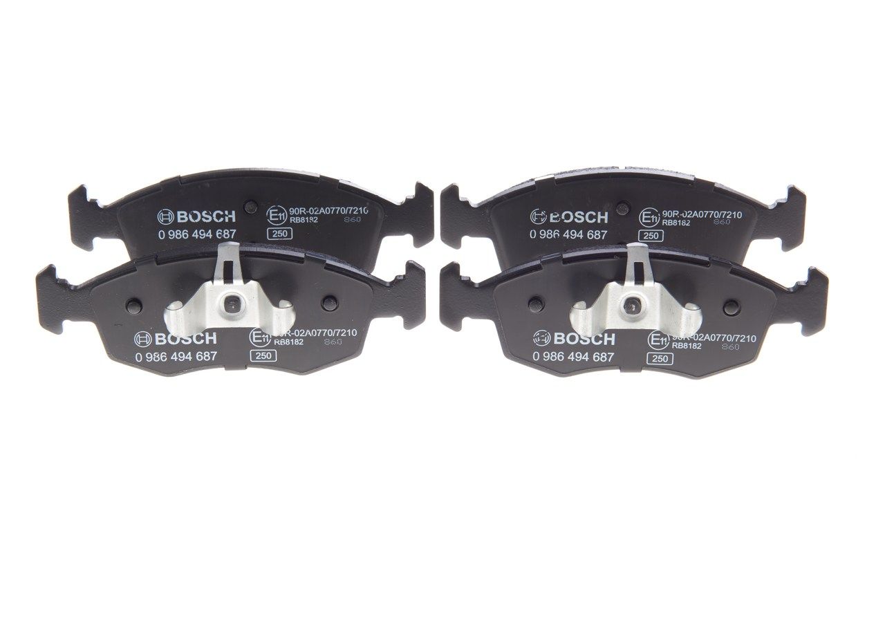 Bremsbelagsatz, Scheibenbremse