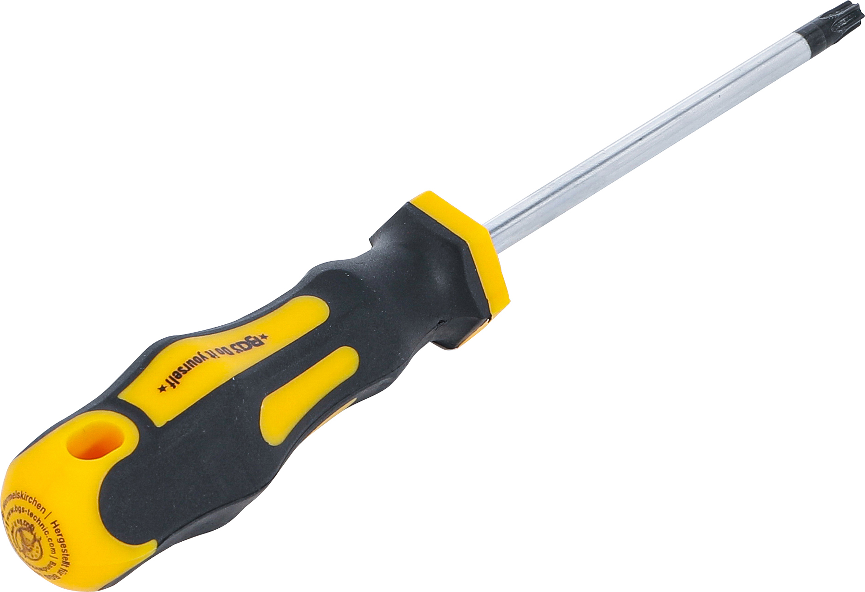 BGS Schraubendreher | T-Profil (für Torx) T30 | Klingenlänge 100 mm
