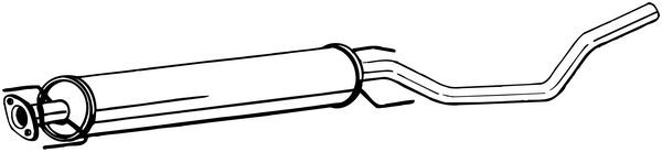 Mittelschalldämpfer