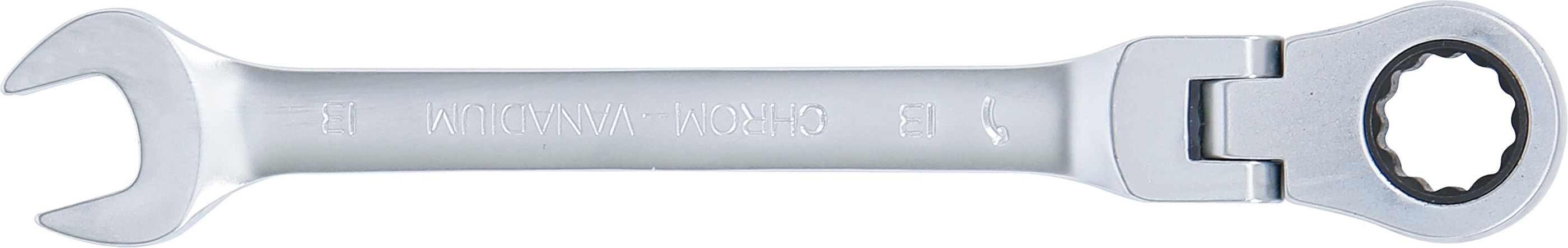 BGS Ratschenring-Maulschlüssel | abwinkelbar | SW 13 mm