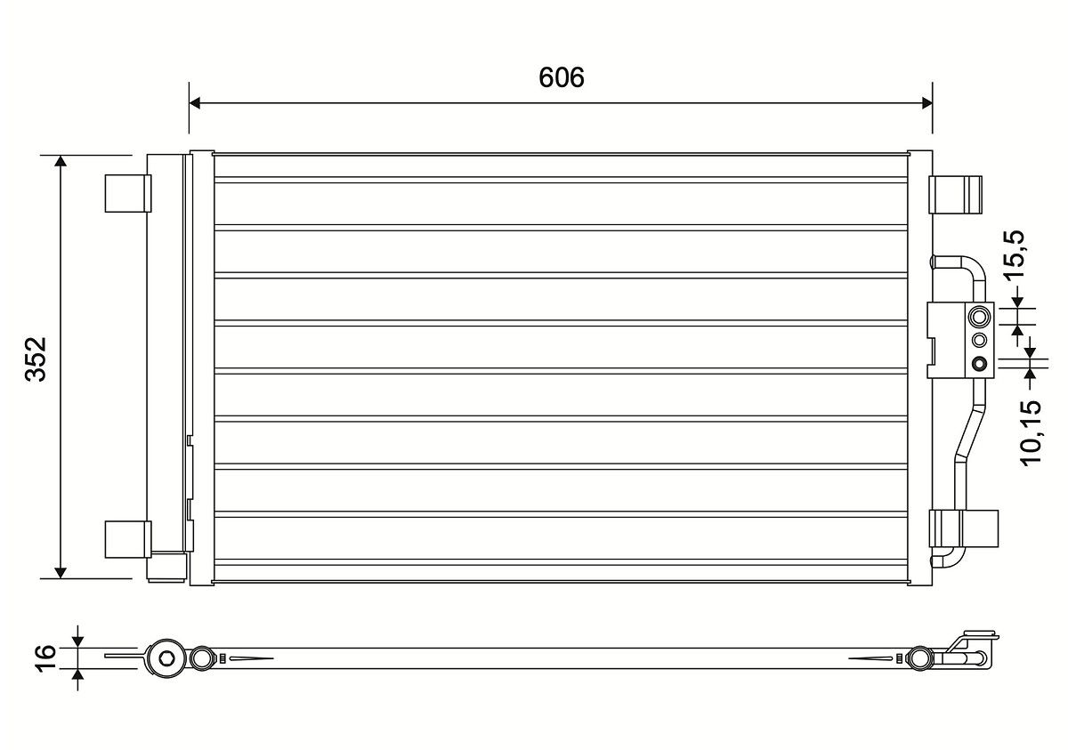 Kondensator, Klimaanlage