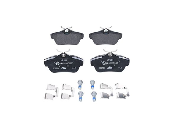 Bremsbelagsatz, Scheibenbremse