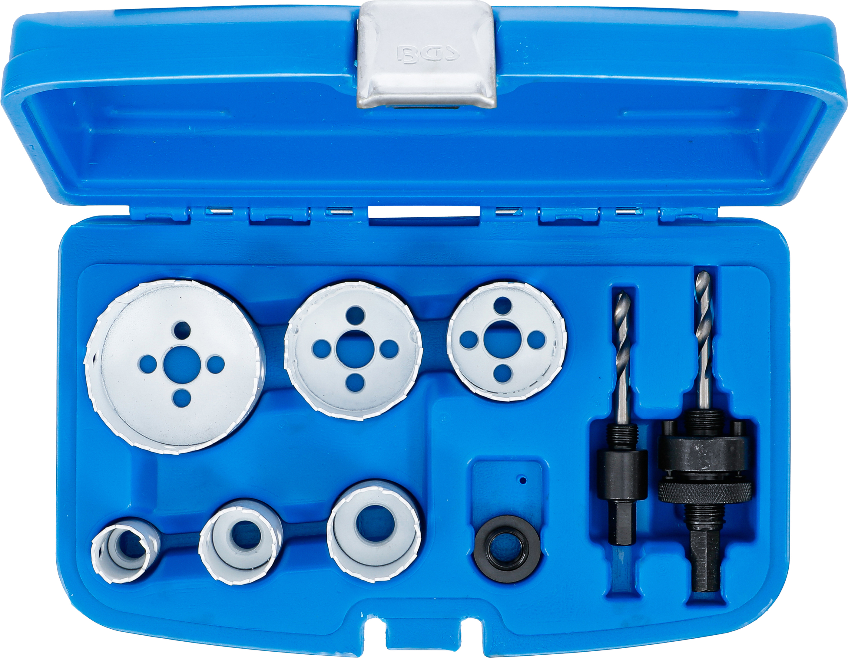 BGS Lochsägen-Satz | Ø 22 - 65 mm | Tiefe 40 mm | 8-tlg.