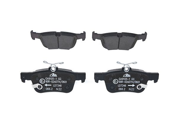 Bremsbelagsatz, Scheibenbremse