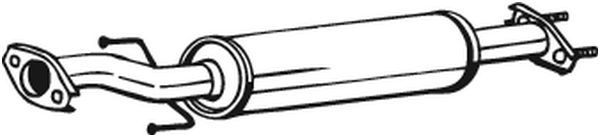 Mittelschalldämpfer