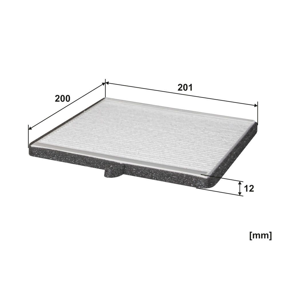 Filter, Innenraumluft K 1258 “FILTRON 194 mm”