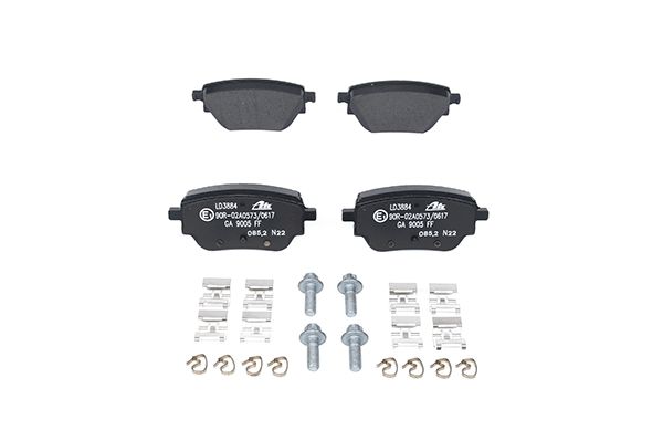 Bremsbelagsatz, Scheibenbremse